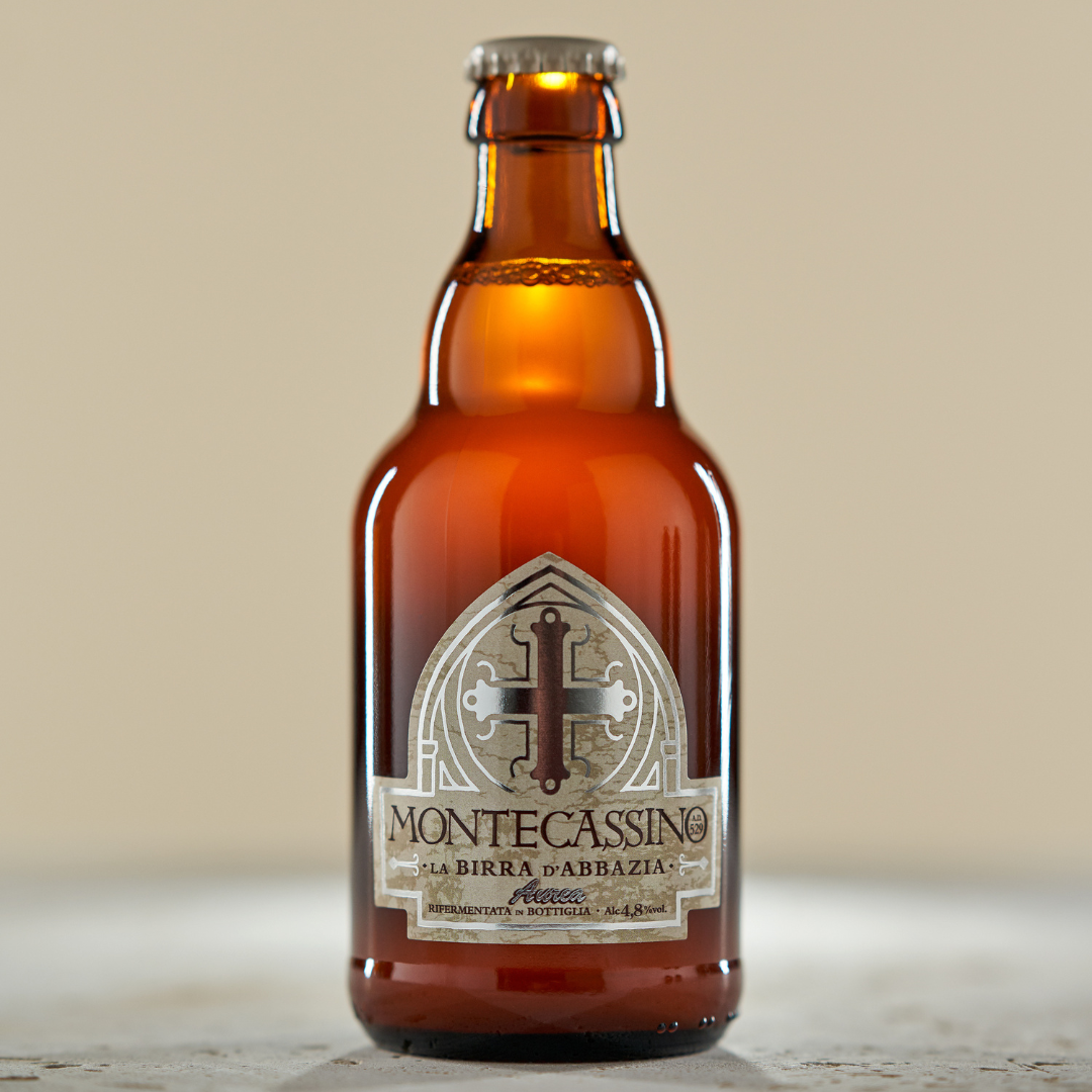 Birra Montecassino Aurea 4.8% - Case of 12